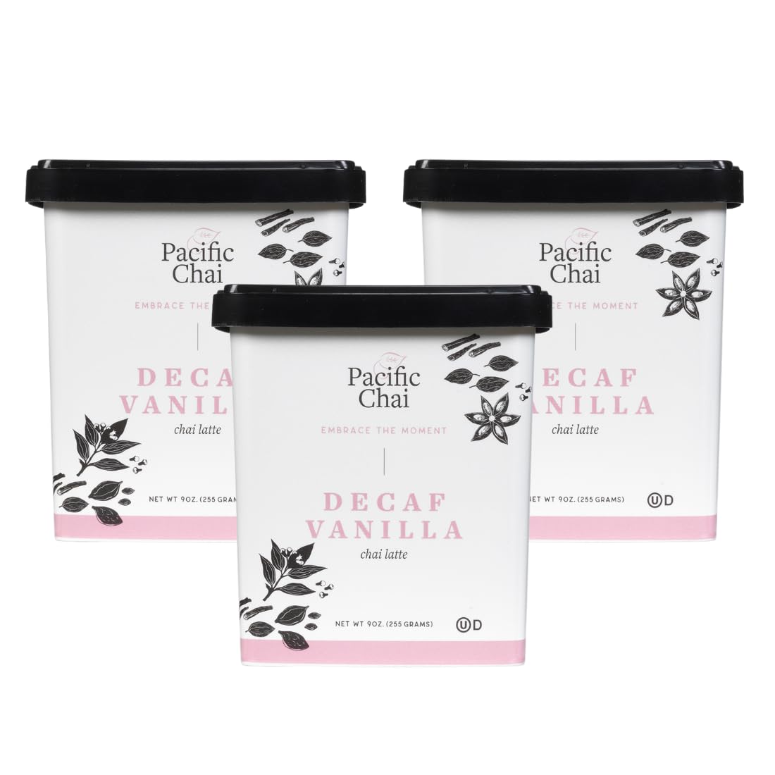 Pacific Chai Decaf Vanilla Chai Latte, Gluten Free, Kosher Drink Mix
| Pacific Chai Decaf Vanilla Latte Mix, Instant Te