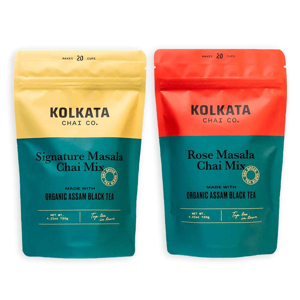 Signature Masala Chai & Rose Chai Combo Pack for All Natural Tea Lovers, Perfect for Daily Relaxation & Health Boost
|